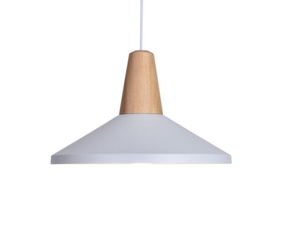 

BOKT Modern Simple Pendant Lamp Colorful Hanging Chandelier Shade Light E26/E27 Base Painted Finish Solid Wood Series Single head