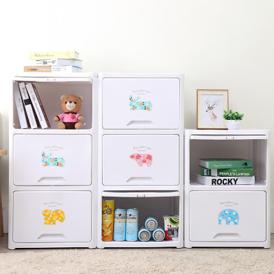 

Also ya storage cabinet plastic finishing cabinet storage baby wardrobe storage box simple wardrobe three-layer