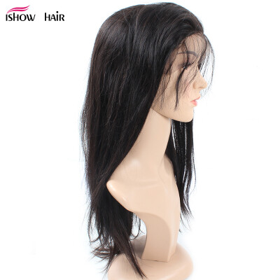 

100% 7A Virgin Non-Remy Human Hair Straight Lace Frontal Wigs