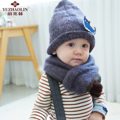 

Yuzhao Lin YUZHAOLINE Kids Hat Scarf Set With Cotton Knit Cotton Winter Baby Warm Set Gray 1-4 Year