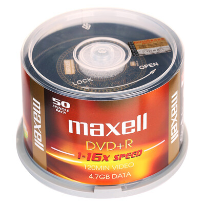 

Maxell DVD-R 16 speed 47G production of classical series purple pattern black respect bucket 50 record disc