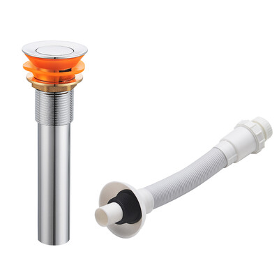 

MG MEJUE Z-4212 basin under the water pipe deodorant hose basin stainless steel flap type long water device ABS water hose set