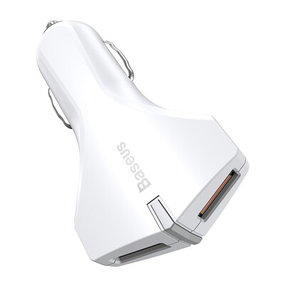 

BASEUS Quick Charge 3.0 Автомобиля Зарядное устройство 5V3A Dual USB Порты и разъёмы qc3.0 Быстрый