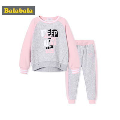 

Jingdong distribution Balabala balabala children&39s clothing two-piece girls set in the children&39s long-sleeved autumn sweater pants 28043170150 Chinese red 150