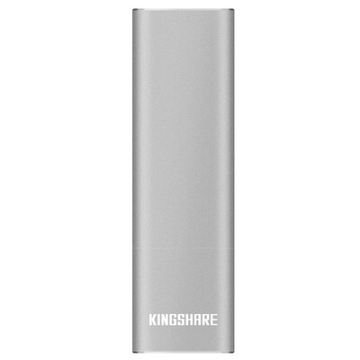 

Kingshare S6 240GB Type-C 31 Mobile Solid State Drive Glacier Silver