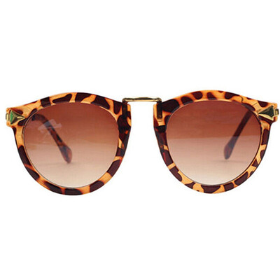 

Women's Retro Sunglasses Metal Frame Sweet Round Goggles EyeGlasses