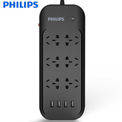 

Philips (Филипс) новый национальный стандарт 4USB + 6 бит гнездо молнии перенапряжения 1,8 м / перегрузка подключи полоса дверь панель / сопротивление монтажной платы SPS5614K / 93