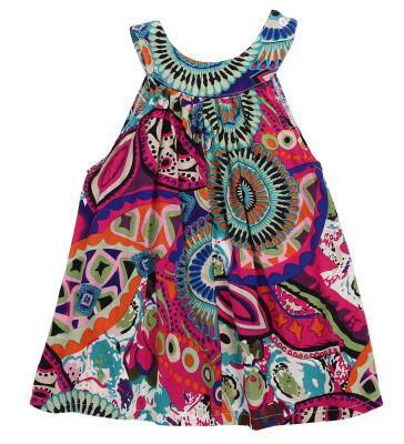 

Baby Kids Girl Summer Floral Sleeveless Dress Princess Party Pageant Dresses AU