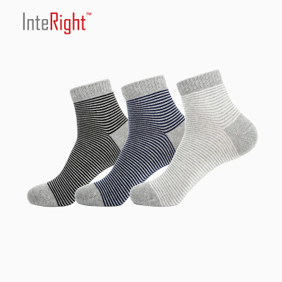 

INTERIGHT men&39s fine bar casual socks 3 double-mix color uniform