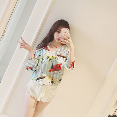 

Also the United States and the new swimsuit female bikini four-piece size of the chest gathered Korean version of the V-neck collar was thin shirt 168351 cartoon yellow-green