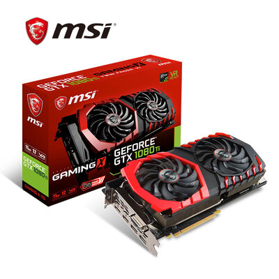 

MSI MSI GTX 1080 Ti GAMING X 11GB 352BIT GDDR5X PCI-E 30 graphics card