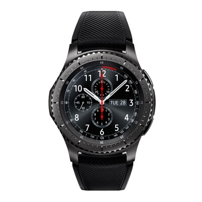

х-Дориа Samsung Gear S3 ремешок жень Я. серии теленка ремень проницаемой антиперспиранты светло-коричневый / темно-коричневый цвет два средства (коробка подарка)