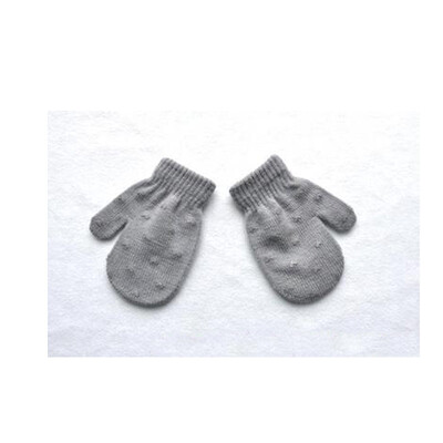 

Children winter warm monochrome knit gloves children cute all finger gloves