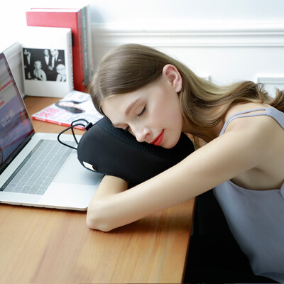 

ICAROOM U-shaped pillow memory cotton car headrest neck pillow office airplane travel nap pillow I-607MB-F