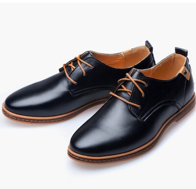 

Casual Leather Men Business Shoes Leather Oxford Shoes (US Size 6-13, Brown, Black,Blue)