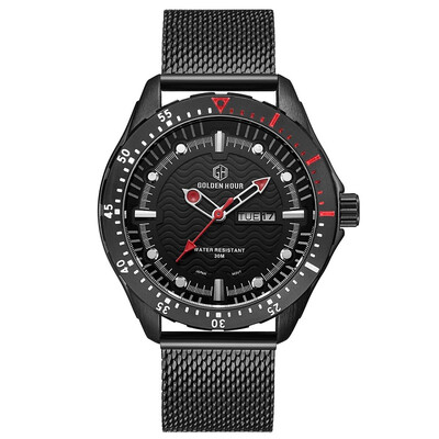 

New Style Luxury Brand Mens Analog Mesh Steel Quartz Sports Watches Men Army Military Watch Man Clock