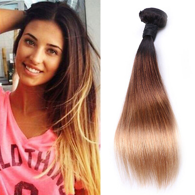

8A Ombre Hair Straight Hair 3 Bundles Color 1b427 100 Remy Human Hair Bundles