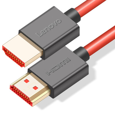 

Lenovo Lenovo HD01 черный и красный 1 метр линии высокой четкости линии hdmi 4K кабель кабеля для кабельного компьютерного кабеля