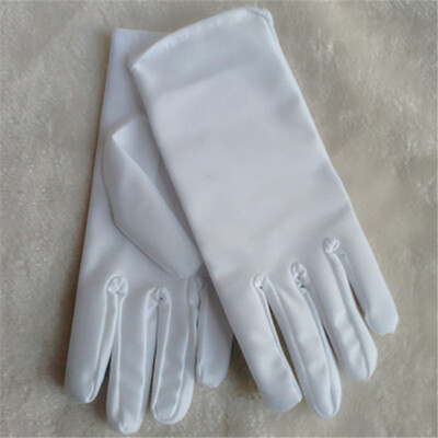 

Summer ladies sunscreen gloves spandex short thin section driver gloves high elastic black jewelry etiquette gloves