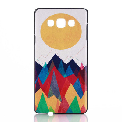 

Phone Protect Hard Plastic Back Fitted Cover Case Skin For Samsung Galaxy A5 - Colorful Hills