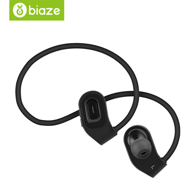 

BIAZE Sports Bluetooth Headset Wireless Headset Stereo Music Bluetooth Headset Bluetooth 41 Support Huawei oppo Millet vivo Apple Phone D12 Blue