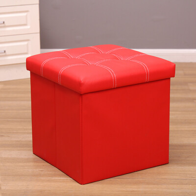 

Bao Youni storage stool folding multifunctional storage stool soft leather shoes bench one DQ9084-1