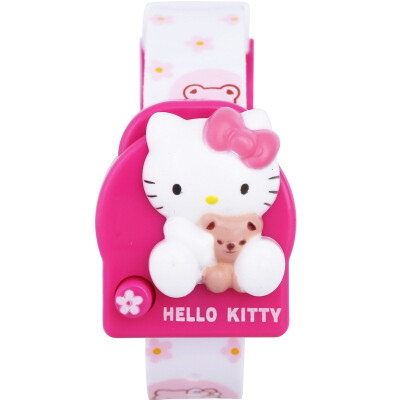 

Hello Kitty (HelloKitty) children's watch LCD electronic watch sweet jump word table girls students HK264F crystal purple