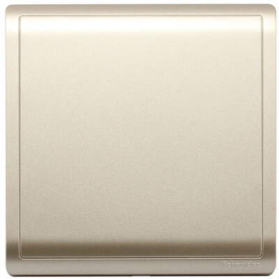 

Schneider switch socket panel blank panel white board cover Feng Shang series indulge in gold