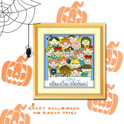 

embroider DIY DMC Cross stitchSets For Embroidery kits Childhood Halloween factory direct sale