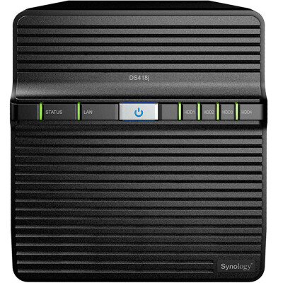 

Synology DS418j 4-bay NAS Network Storage Server no internal hard drive