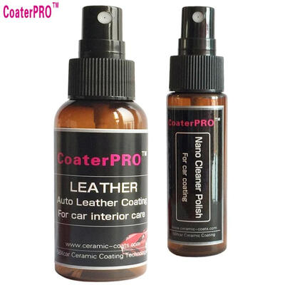 

CoaterPRO Auto interior LeatherVinyl coating Upholstery coat make it shiny&soft factory look Superior Hydrophobic seat care