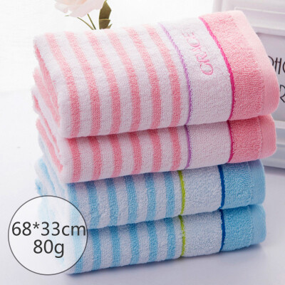 

Cntomlv 4 Pcs grace Cotton towel shads washcloth soft Water absorbent adult cotton couples wash face towel