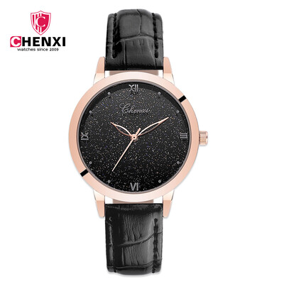 

Luxury Starry Sky Women Watch CHENXI Brand Stainless Steel Quartz Wristwatch Ladies Dress Watch Elegant Unique Clock