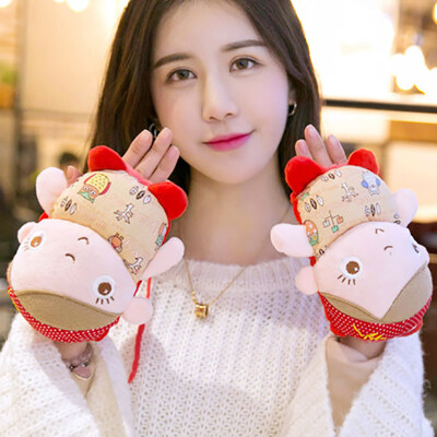 

Gloves female winter students all fingers gloves cartoon gloves fashion cute warm thickening gloves