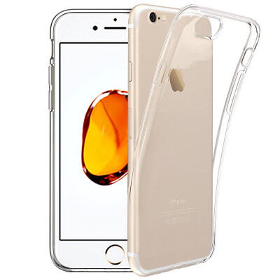 

ESCASE Apple iPhone7 phone case all-inclusive transparent silicone dropproof TPU protective case soft shell 4.7 inches