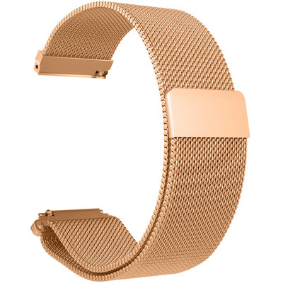 

ECSEM Milanese Loop Bands For Xiaomi Huami amazfit/ Samsung Gear S3 Classic/ Asus ZenWatch Straps with Unique Magnet Lock 22mm