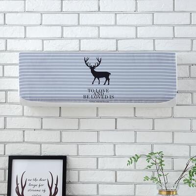 

Yuanyuan Nordic deer air conditioning cover dust cover hanging machine Grees Haier 15P universal cloth modern minimalist bedroom air conditioning