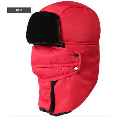 

Skiing Sports Caps 2017 Mens New Winter Casual Lei Feng cap Hat Thickened Ear Cap