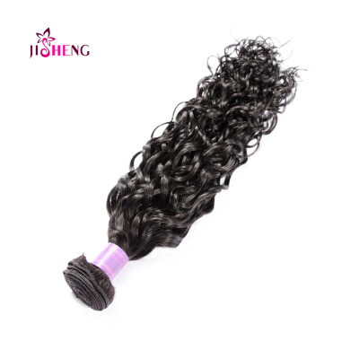 

Virgin Hair Water Wave 1Bundle Wet And Wavy Virgin Indian Human Hair Weave Indian Curly Weave Hair Extensions