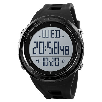 

skmei watch mens sports watch fashion big dial luminous electronic watch 1310 black