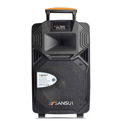 

Landscape sansui SS1-15 Acoustic Square Dance Speaker Outdoor Rod Stereo Bluetooth Audio Battery Speaker Portable Subwoofer 15 Inch Deluxe Edition