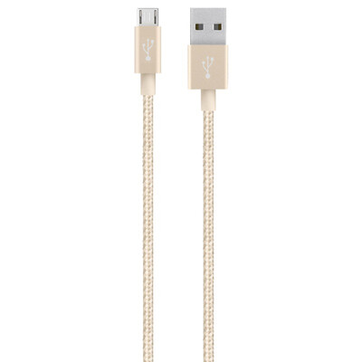 

Belkin (Белкин) Android линии передачи данных телефон зарядный кабель Micro Micro USB интерфейс / металлическая скорость золото ссылка 1,2 м