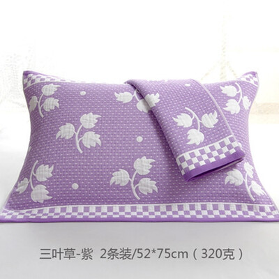 

Cntomlv Cartoon cotton Gauze pillow towl pure cotton enlarge thicken pillow towl not wool adult