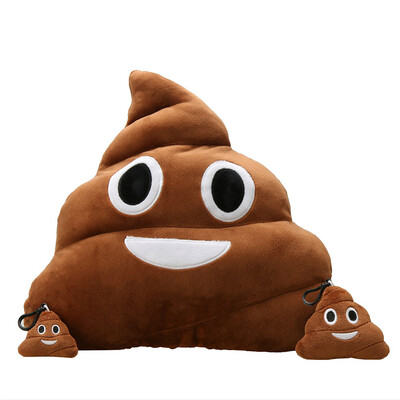 

Poop Emoji Pillows-13” Poo Emoji Cushion Plush Stuffed, Cute Keychains Party Home Decorations Supplies Favors