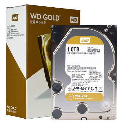 

Western Digital (WD) Gold 1TB SATA6Gb / s 7200 RPM 128M Enterprise Hard Drive (WD1005VBYZ