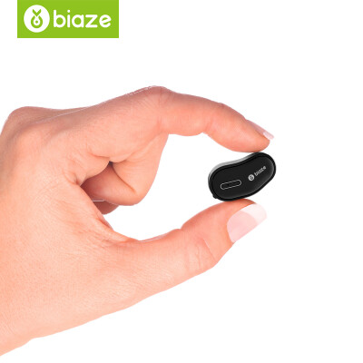 

BIAZE wireless Bluetooth headset mini stealth smart smart Bluetooth 41 ear plugs support Samsung Huawei OPPO Apple 7 6S Android D23 black