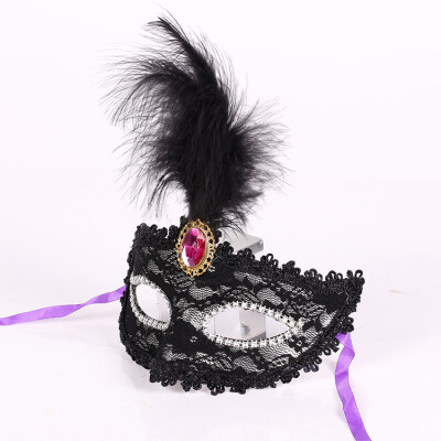 

Christmas Halloween Masks Makeup Party Birthday Party Feathers Zebra
