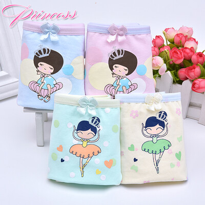 

Ai Lier Aurora 4 strips girls underwear cotton fabric students middle waist briefs ladies underwear cotton AK2004 L