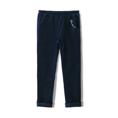 

Flosse Flordeer French children&39s clothing girls casual pants children&39s trousers in the big virgin solid color pants F73059 navy blue 140