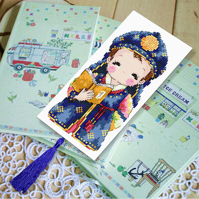 

embroider DIY DMC Cross stitchSets For Embroidery kits bookmark factory direct sale